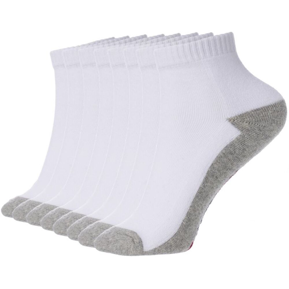 Alpine Swiss Mens 8 Pack Ankle Socks Low Cut Cotton Athletic Sock Shoe Size 6-12